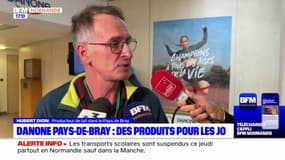 Danone fait fabriquer ses nouveaux produits développés pour les JO en Seine-Maritime