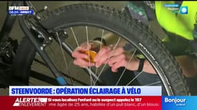 Steenvoorde: une opération éclairage à vélo au collège