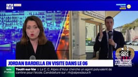 Alpes-Maritimes: Jordan Bardella critique la gestion migratoire de la France