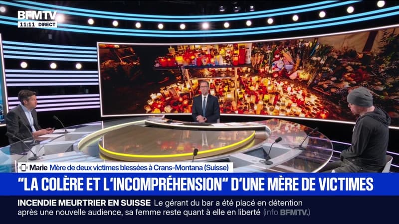 Une mère raconte la souffrance d'une de ses filles gravement blessée à Crans-Montana