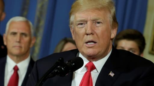 Le président américain Donald Trump à la Maison Blanche à Washington DC, le 24 juillet 2017