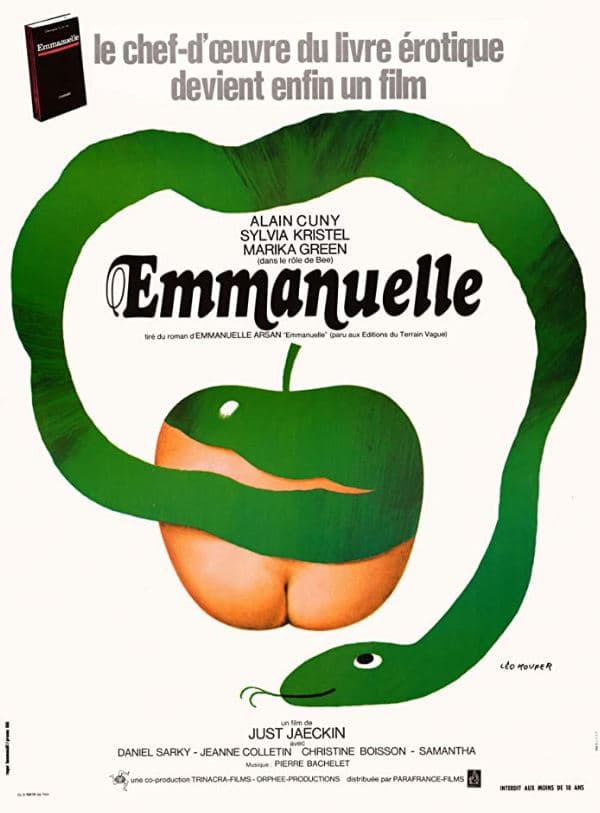 La première affiche du film "Emmanuelle", en 1974.