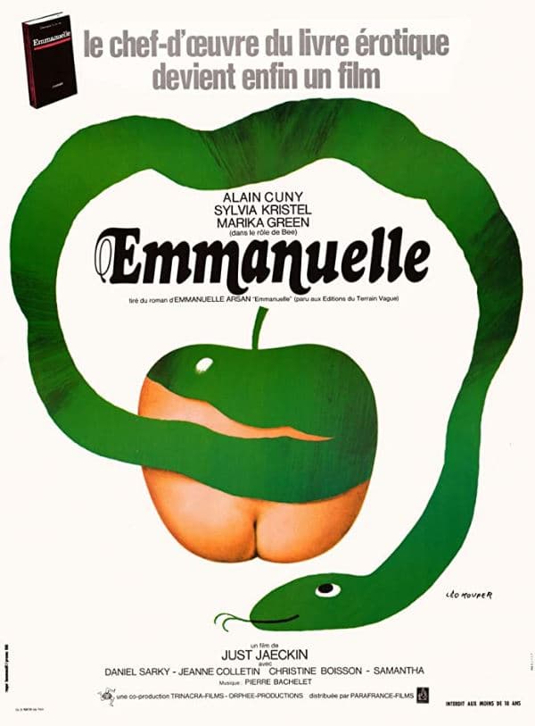 La première affiche du film "Emmanuelle", en 1974. La première affiche du film "Emmanuelle", en 1974.