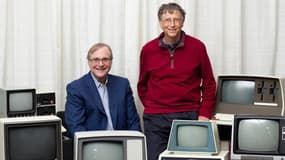 Bill Gates et Paul Allen, les cofondateurs de Microsoft.