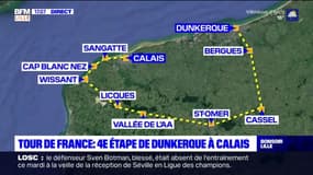 Tour de France 2022: les détails de la quatrième étape entre Dunkerque et Calais dévoilés