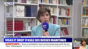 Droit d'asile des déserteurs russes: "Chaque dossier pourra être examiné", affirme Catherine Colonna