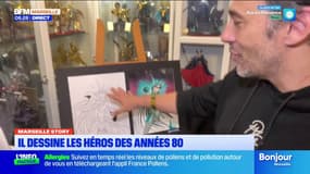 Il dessine les héros des années 80
