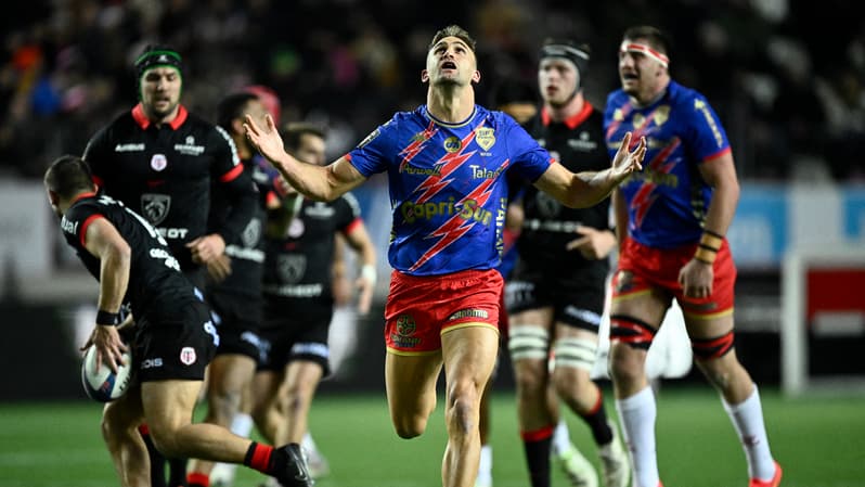 Jeremy Ward avec le Stade Français face à Toulouse, 3 décembre 2023