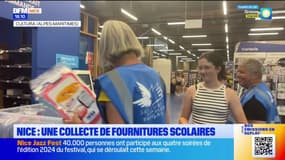 Stylos, cahiers, cartables: une collecte de fournitures scolaires à Nice