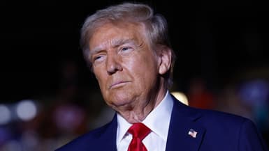 Donald Trump, s'exprime lors d'un meeting de campagne au McCamish Pavilion le 28 octobre 2024 à Atlanta, en Géorgie.