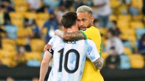 Neymar et Messi lors de la finale de la Copa America