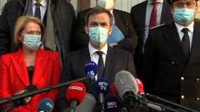Le ministre de la Santé Olivier Véran à Dunkerque le 24 février 2021.