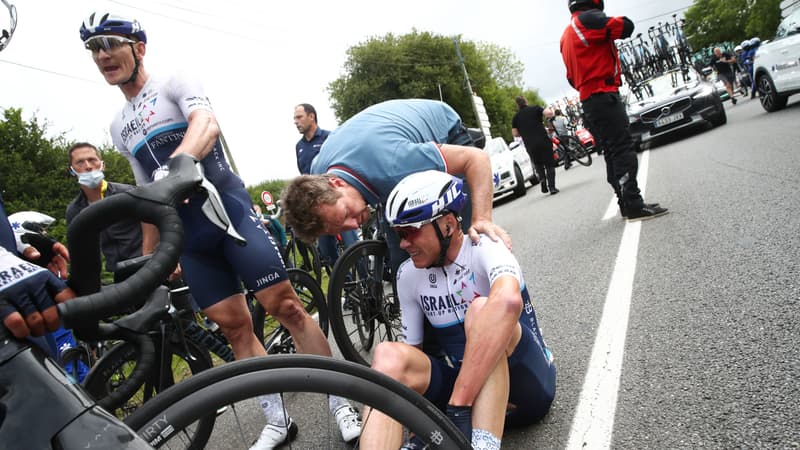 Tour de France: abandons, blessés, incertains… le lourd bilan médical avant la 2e étape