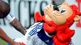 Bafé Gomis déguisé en lion