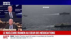 Iran: "Sur le principe, il est infiniment plus souhaitable que le régime des Mollahs soit abattu par le peuple iranien que par l'arsenal américain", explique Alain Duhamel