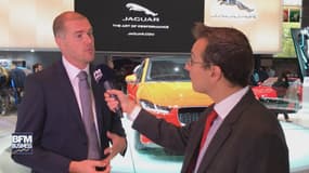 Le directeur général de Jaguar - Land Rover France, Steven De Ploey,