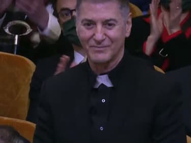Etienne Daho à l'Académie française, le 2 décembre 2021.
