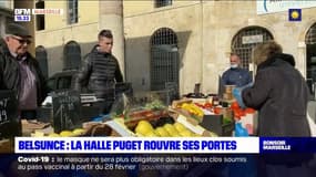 Marseille: un nouveau marché de fruits et légumes inauguré à la halle Puget
