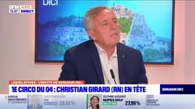 Législatives: Christian Girard, candidat RN sur la 1ère circonscription des Alpes-de-Haute-Provence, réagit aux résultats 