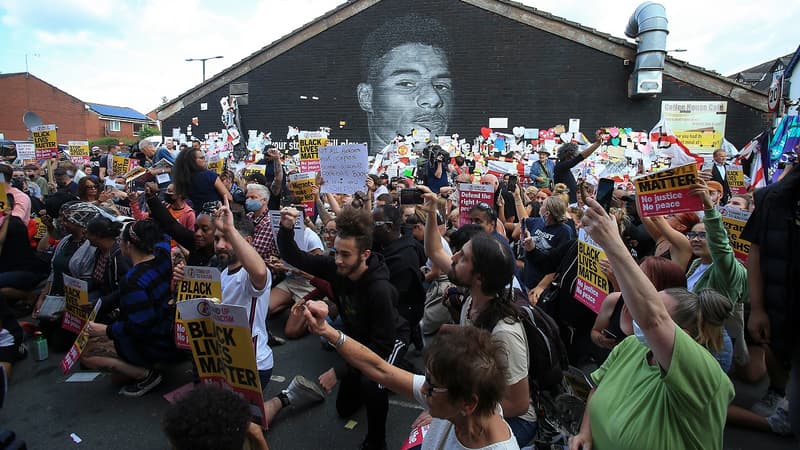 Le bel élan de solidarité autour de la fresque de Rashford, sanctuaire de la tolérance