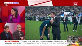 Emmanuel Petit: "J'ai cru qu'il était sélectionneur" à propos de l'attitude d'Emmanuel Macron après la finale