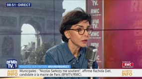 Rachida Dati était face à Jean-Jacques Bourdin sur RMC et BFMTV