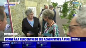 Calvados: Élisabeth Borne à la rencontre de ses administrés à Vire