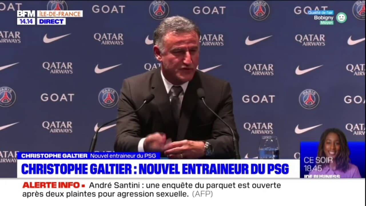 PSG: Christophe Galtier en dit plus sur le futur projet de jeu