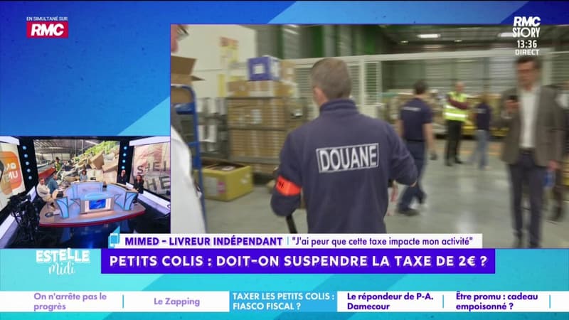 Taxe sur les petits colis : "Je livre pour Shein et Temu, je vois l'impact sur mes livraisons", raconte Mimed