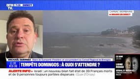 Michaël Quernez, maire de Quimperlé (Finistère): "Des personnes craignent une tempête qui viendrait endommager encore plus durement leur maison"