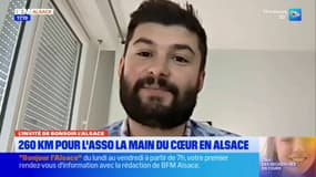 Alsace: il marche 260 kilomètres pour l'association La Main du Cœur