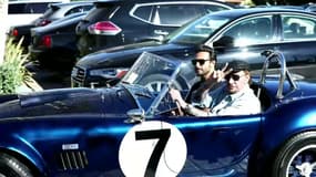 Johnny Hallyday à Malibu jeudi 9 mars