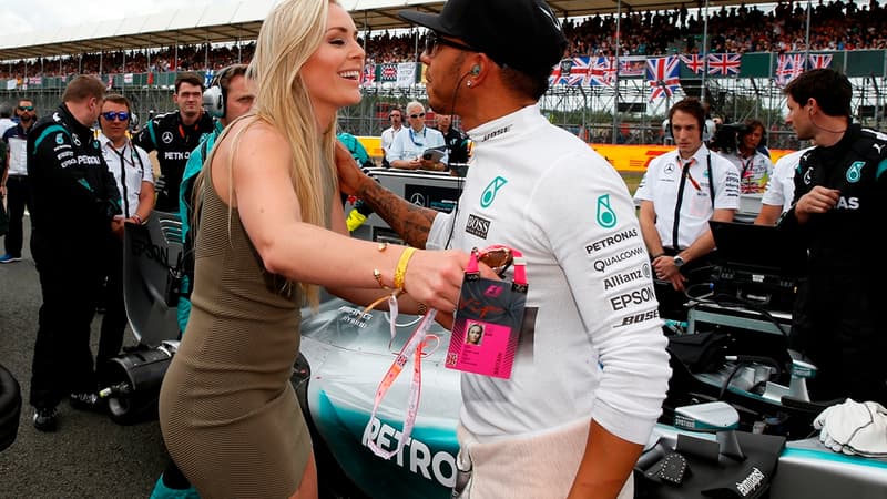Lindsey Vonn et Lewis Hamilton
