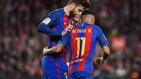 Piqué et Neymar