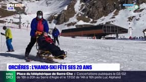 Orcières-Merlette : le secours catholique a fêté les 20 ans du fauteuil-ski