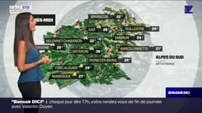 Météo Alpes du Sud: un temps de plus en plus nuageux, entre 22°C et 27°C cet après-midi