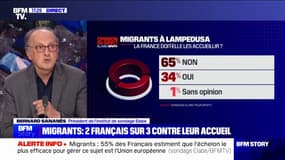 Immigration: pour 65% des Français, la France ne doit pas accueillir les migrants de Lampedusa (Elabe/BFMTV)