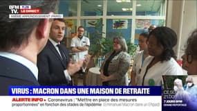 Virus : "Il faut pouvoir tenir", déclare Emmanuel Macron