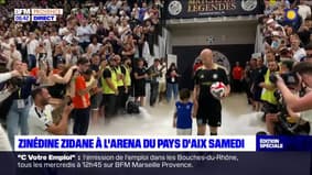 Football: Zidane était présent à l'Arena du Pays d'Aix samedi