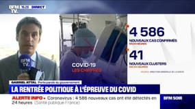 Coronavirus: pour Gabriel Attal, l'augmentation du nombre de nouveaux cas invite "à la mobilisation collective"