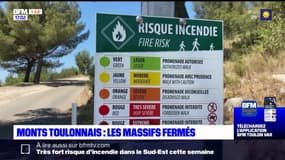Var: les massifs des Monts toulonnais fermés par la préfecture