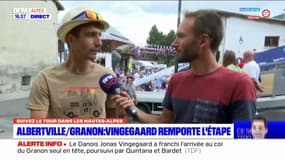 Tour de France: les spectateurs heureux "du spectacle" au col du Granon 