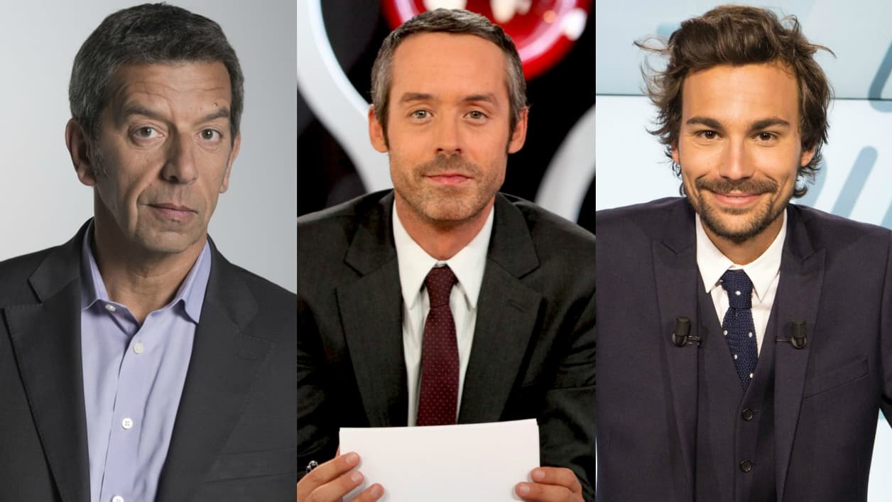 Michel Cymes, Yann Barthès et Bertrand Chameroy Michel Cymes, Yann Barthès et Bertrand Chameroy