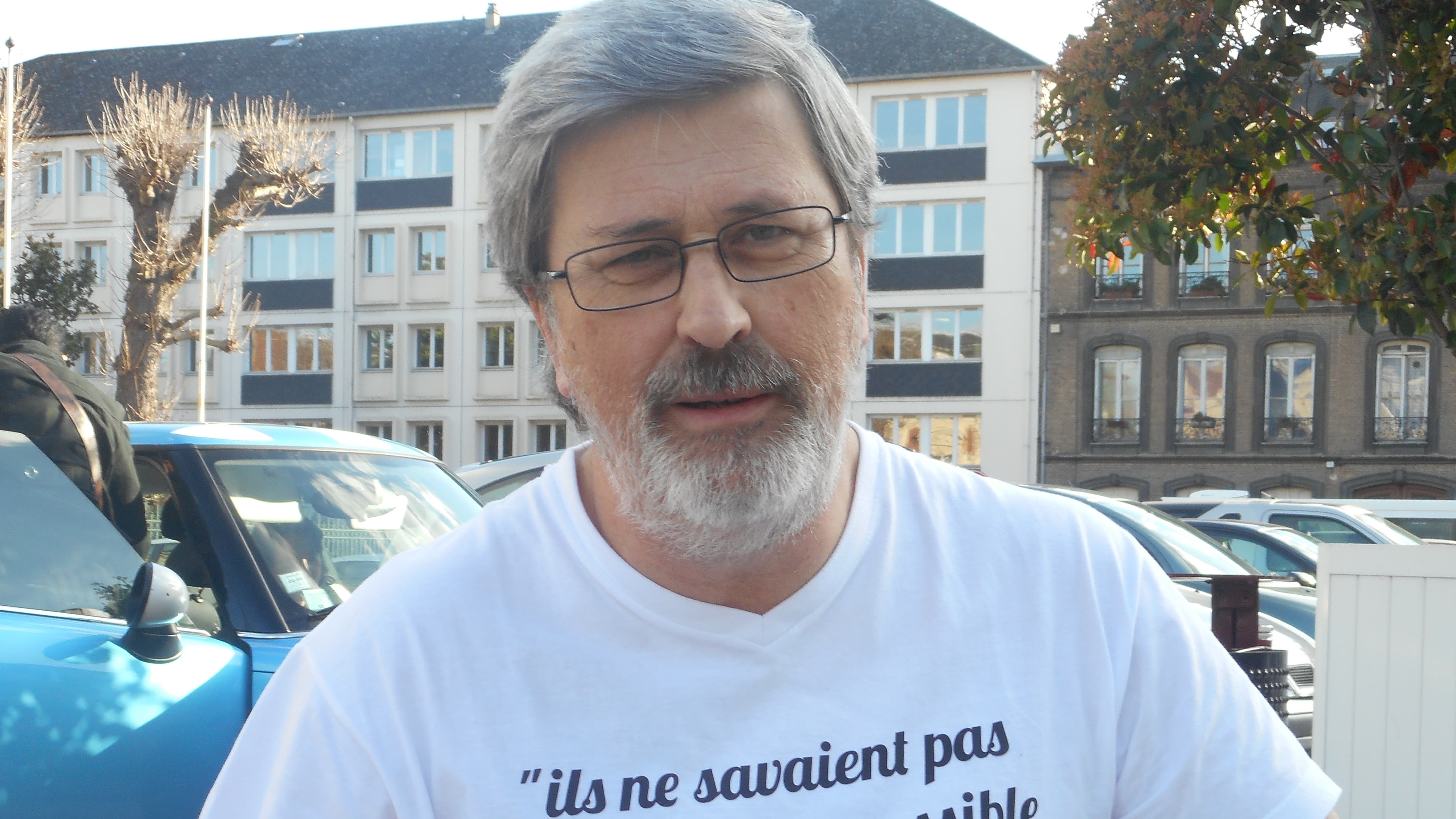 Yvon Scornet, porte-parole de l'intersyndicale de la raffinerie Petroplus (Petit-Couronne).