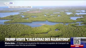 États-Unis: Donald Trump visite "l’Alcatraz des Alligators", une prison pour migrants