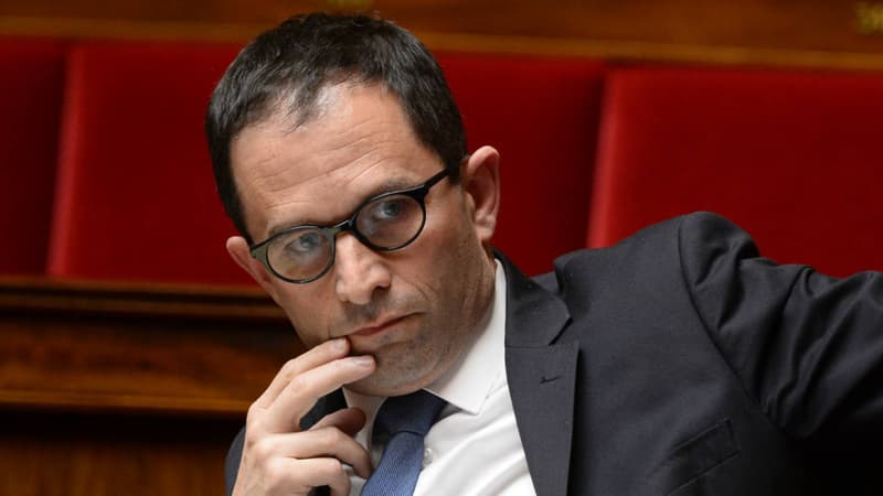 Benoît Hamon, ici le 4 mai 2016, n'est pas prêt à voter la motion de censure déposée par la droite.