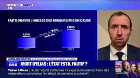 Justice des mineurs: Aurélien Martini (vice-procureur du tribunal de Melun) regrette le manque de moyens et de personnels 