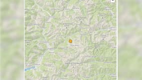 L'épicentre du séisme dit "faible qui a eu lieu ce mercredi 31 janvier 2024 dans le Queyras se situe entre Molines-en-Queyras et Saint-Véran.