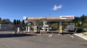 Une station essence