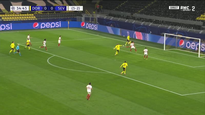 Dortmund-Séville: Haaland frappe encore et égale Mbappé